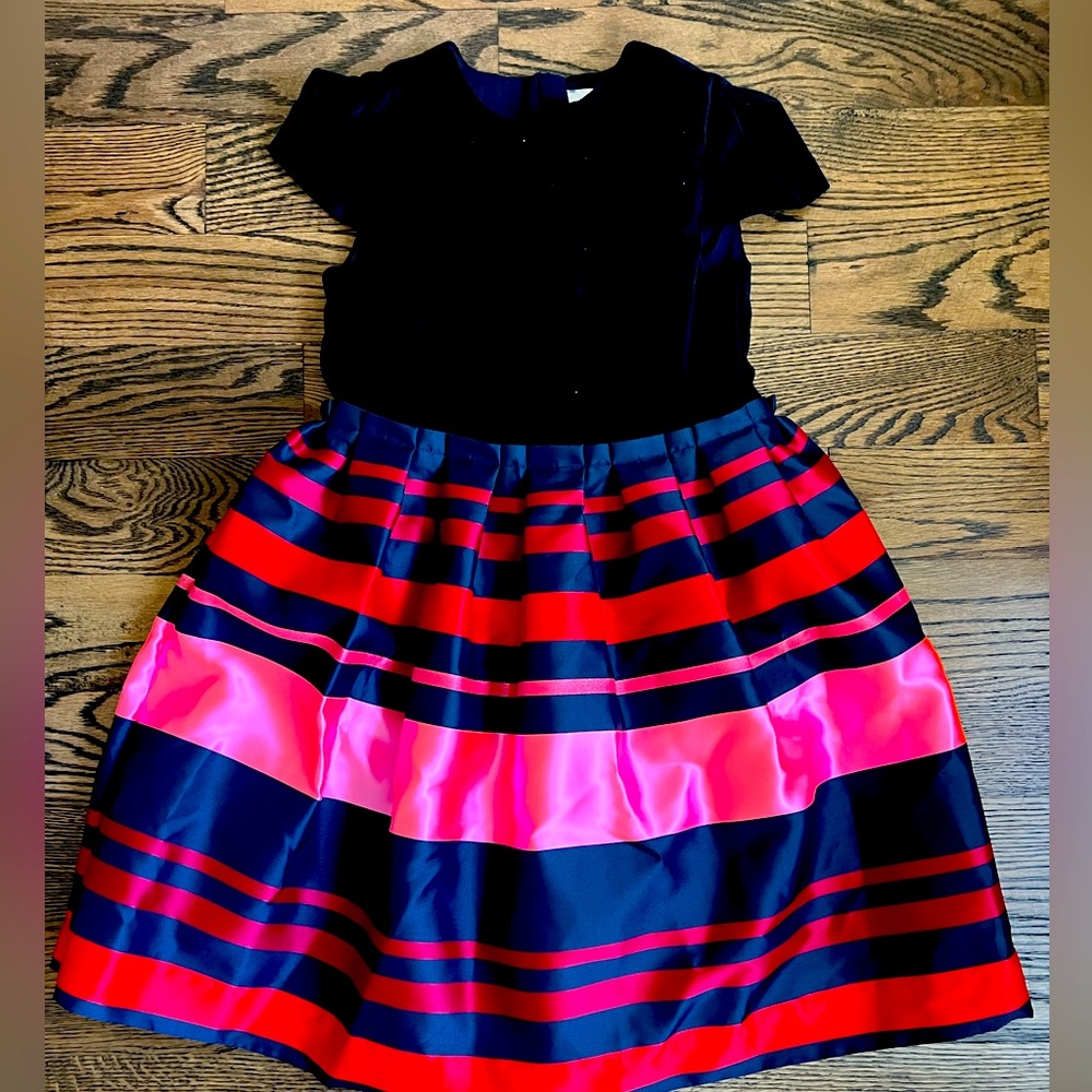 Jacadi girls Velvet and Taffeta dress